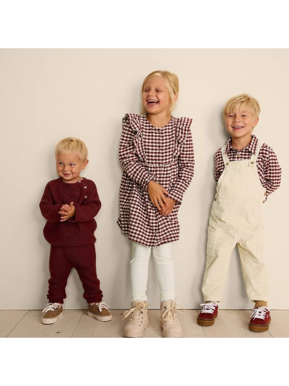 Little Co. Toddler 4T Ivory Corduroy Overall Organic Cotton NEW - Picture 8 of 8